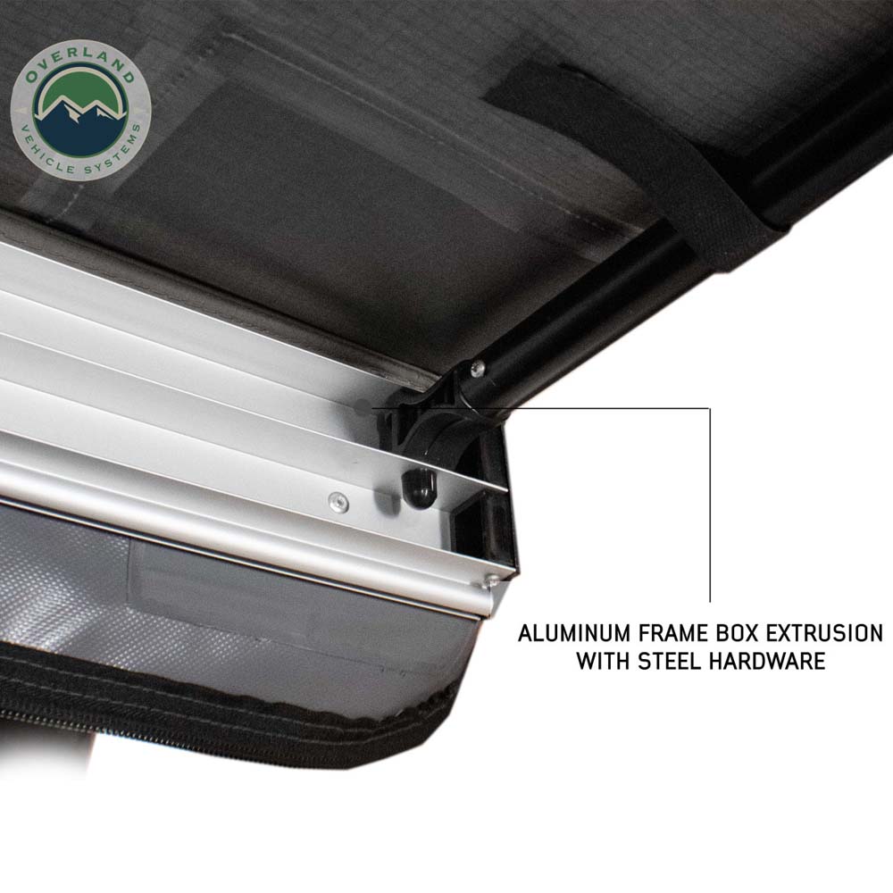 Nomadic Awning 4.5 The Perfect 4.5 Awning with Black Cover Overland Vehicle Systems