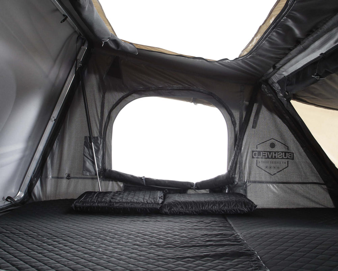 18089901 Bushveld hard shell roof top tent Overland Vehicle Systems