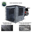 Load image into Gallery viewer, HD Nomadic 2.0 Awning Room Enclosure, Grey Body, Green Trim (4 Walls and Floor) Overland Vehicle Systems