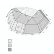 Load image into Gallery viewer, 270 Awning Wall With Window - Nomadic Awning 270 Side Wall 2 Overland Vehicle Systems