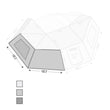 Load image into Gallery viewer, Nomadic Awning 270 Awning Side Wall - Shop Now Overland Vehicle Systems