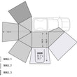 Load image into Gallery viewer, Nomadic 270 Awning Wall Kit Enhance Your Outdoor Experience Overland Vehicle Systems