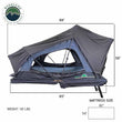 Load image into Gallery viewer, XD Sherpa S2S - Soft Sided Roof Top Tent, 2 Person, Grey Body and Black Rainfly Overland Vehicle Systems