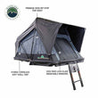 Load image into Gallery viewer, XD Sherpa S2S - Soft Sided Roof Top Tent, 2 Person, Grey Body and Black Rainfly Overland Vehicle Systems