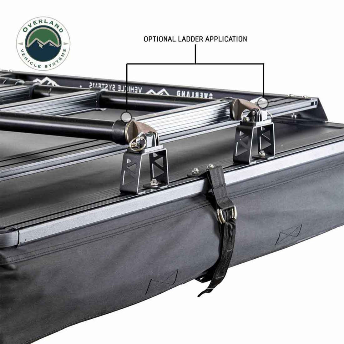 XD Sherpa S3S - Soft Sided Roof Top Tent, 3 Person, Grey Body and Black Rainfly Overland Vehicle Systems