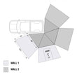 Load image into Gallery viewer, Overland Vehicle Systems Freestanding Driver Nomadic 270LT Awning Wall 2 Overland Vehicle Systems
