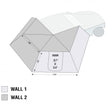 Load image into Gallery viewer, Overland Vehicle Systems Freestanding Passenger Nomadic 270 LT Awning Wall 2 Overland Vehicle Systems