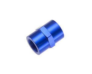 1/8in NPT Female Pipe Coupler Blue