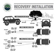 Load image into Gallery viewer, Brute Kinetic Recovery Rope 7/8 Inch x 20 Foot With Storage Bag Overland Vehicle Systems