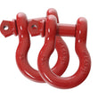 Load image into Gallery viewer, 19010204 Recovery Shackle 3/4 Inch 4.75 Ton Red - Sold In Pairs Overland Vehicle Systems