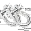 Load image into Gallery viewer, Recovery Shackle D-Ring Bow Shackle vs Soft Shackle Overland Vehicle Systems