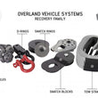 Load image into Gallery viewer, Buy Overland Vehicle Systems Recovery Shackle D Ring 3/4 Inch 4.75 Ton Grey Overland Vehicle Systems