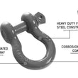 Load image into Gallery viewer, Recovery Shackle 3/4 Inch 4.75 Ton - Gray Universal Overland Vehicle Systems