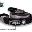 Load image into Gallery viewer, Tow Strap 20000 lbs - 2 x 30' Gray With Black Ends Overland Vehicle Systems