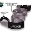 Load image into Gallery viewer, Tree Saver Tow Strap 40,000 lb. Gray With Storage Bag Overland Vehicle Systems