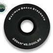 Load image into Gallery viewer, Recovery Ring 6.25 Inch 45,000 lb. Black With Storage Bag Overland Vehicle Systems