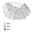 Load image into Gallery viewer, Nomadic Awning 270 Awning with Walls - Driver side Overland Vehicle Systems