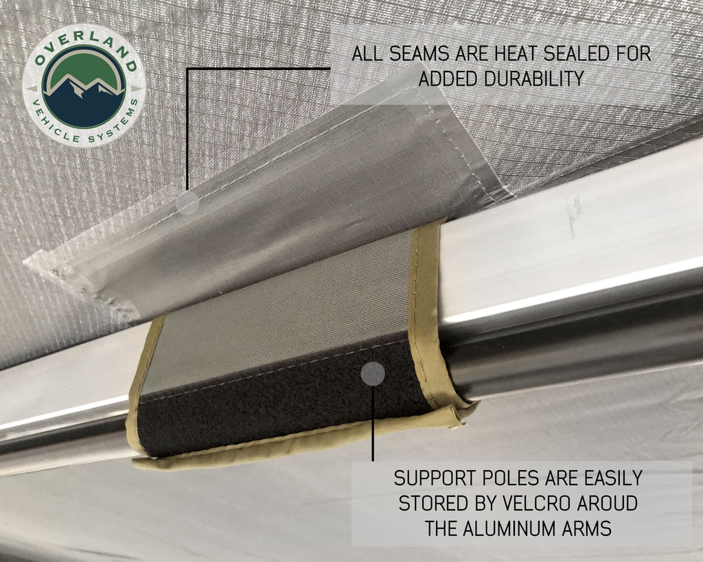 Nomadic Awning 270 Awning with Walls Passenger Overland Vehicle Systems