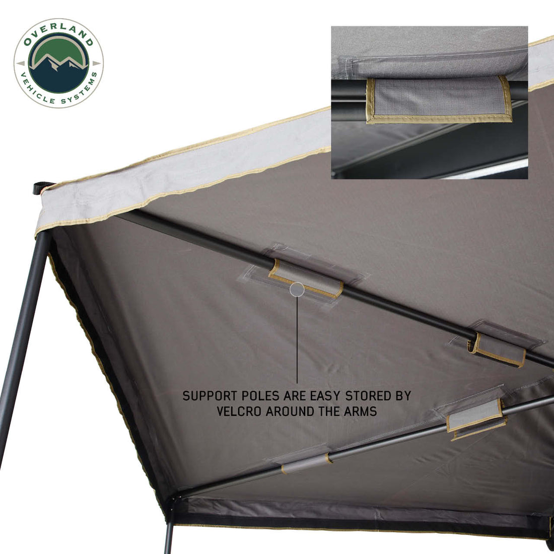 Nomadic 270 LTE Passenger Side 270 Degree Awning Overland Vehicle Systems