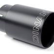 Load image into Gallery viewer, Dinan Double-Walled 4in Clamp-On Exhaust Tip - Black - 4in Outlet / 3.25in Inlet