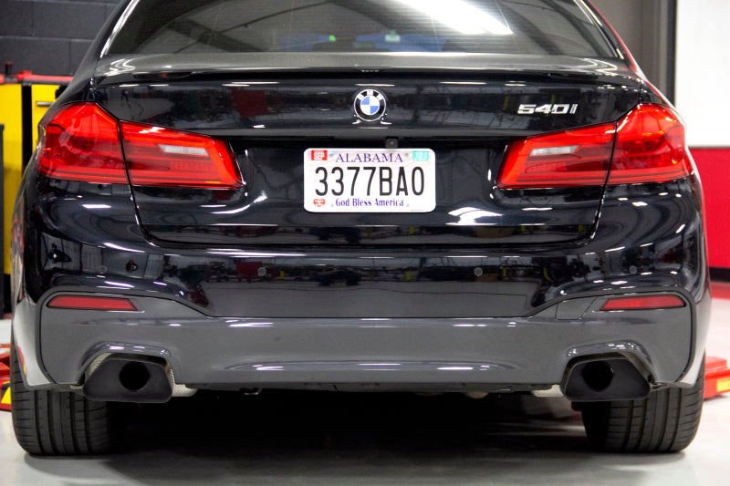 Dinan Free Flow Axleback Exhaust System - Black Tips (G30) fits 2017-2023 BMW 540i, 540I xDrive