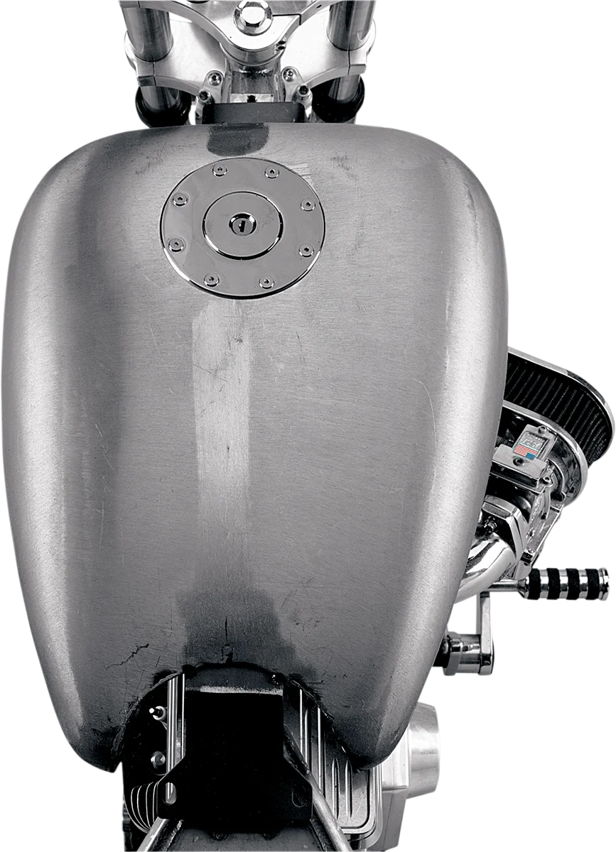 2" Extended Gas Tank - FXR DragSpecialties 011737-BX46 - Side View