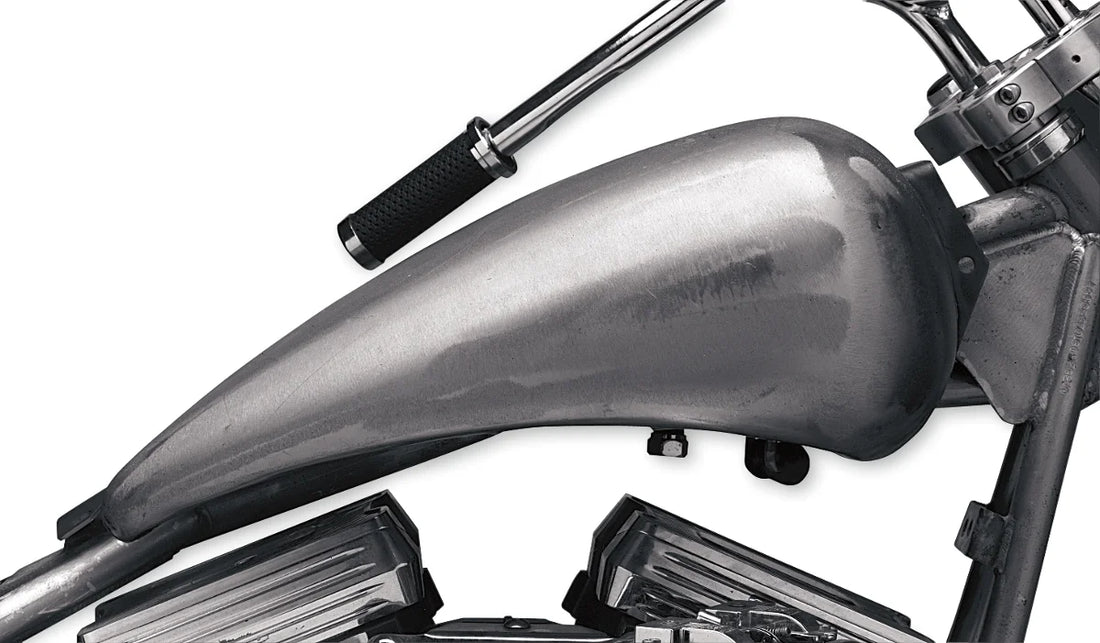 2" Extended Gas Tank - FXR DragSpecialties 011737-BX46 - Back View