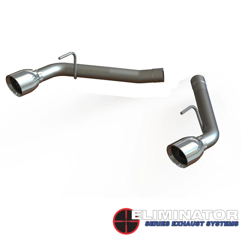 2010-2013 Chevrolet Camaro SS QTP Eliminator Axle Back - Back View