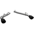 Load image into Gallery viewer, 2010-2013 Chevrolet Camaro SS QTP Eliminator Axle Back Black Tips - Main Product View