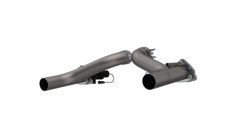 2010-2015 Chevrolet Camaro SS QTP Aggressor Cutout Pipes - Side View