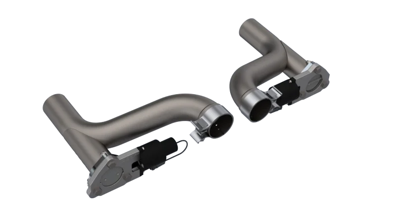 2010-2015 Chevrolet Camaro SS QTP Aggressor Cutout Pipes - Detail View