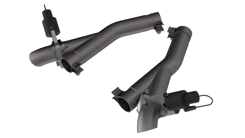 2011-2024 Dodge Durango 5.7L QTP Aggressor Cutout Pipes - Installation View