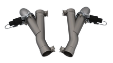 Load image into Gallery viewer, 2012-2022 Jeep Grand Cherokee SRT Trackhawk Dodge Durango SRT QTP Aggressor Cutout Pipes - Main Product View