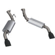 Load image into Gallery viewer, 2014-2015 Chevrolet Camaro SS 6.2L QTP AR3 Axle Back Black Tips - Main Product View