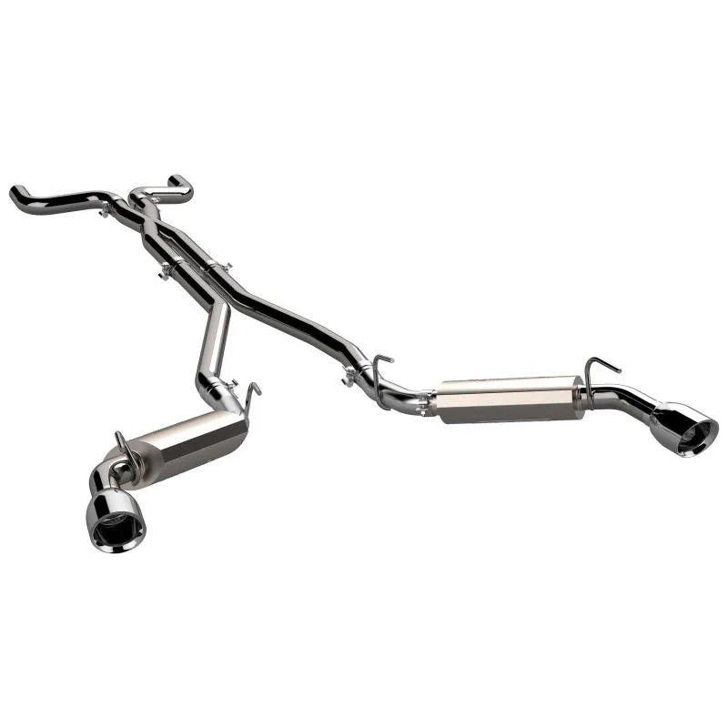 2014-2015 Chevrolet Camaro SS 6.2L QTP AR3 Cat Back - Back View