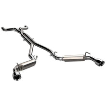 Load image into Gallery viewer, 2014-2015 Chevrolet Camaro SS 6.2L QTP AR3 Cat Back - Back View