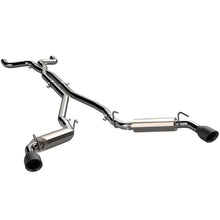 Load image into Gallery viewer, 2014-2015 Chevrolet Camaro SS 6.2L QTP AR3 Cat Back Black Tips