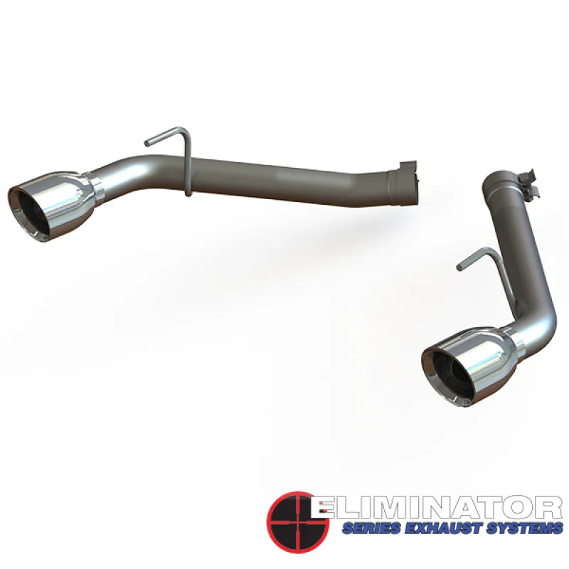 2014-2015 Chevrolet Camaro SS QTP Eliminator Axle Back - Side View