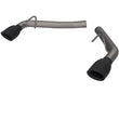 Load image into Gallery viewer, 2014-2015 Chevrolet Camaro SS QTP Eliminator Axle Back Black Tips - Main Product View
