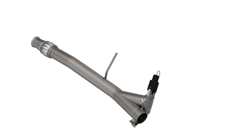 2014-2018 Chevrolet Silverado & GMC Sierra 1500 QTP Aggressor Cutout Pipe - Side View