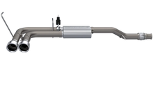 Load image into Gallery viewer, 2014-2018 Silverado/Sierra QTP Screamer Side Exit Cat Back - Back View