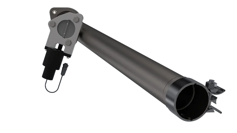 2015-2020 Ford F-150 QTP Aggressor Cutout Pipe - Back View