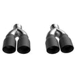 Load image into Gallery viewer, 2015-2023 Dodge Challenger 5.7L QTP Black Quad Tip Adapter - Side View