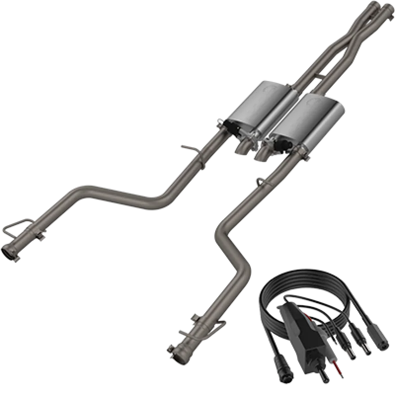 2015-2023 Dodge Challenger 5.7L QTP Screamer Cat Back - Detail View