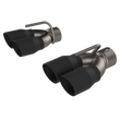 Load image into Gallery viewer, 2015-2023 Dodge Challenger 6.2/6.4L QTP Black Quad Tip Adapter