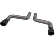 Load image into Gallery viewer, 2016-2024 Chevrolet Camaro SS QTP Eliminator Axle Back Black Tips - Main Product View