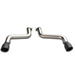 Load image into Gallery viewer, 2016-2024 Chevrolet Camaro SS QTP Eliminator Axle Back Black Tips - Side View