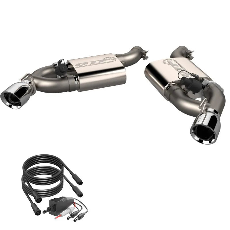 2016-2024 Chevrolet Camaro SS  QTP Screamer Axle Back  Dual Tip Bumper - Main Product View