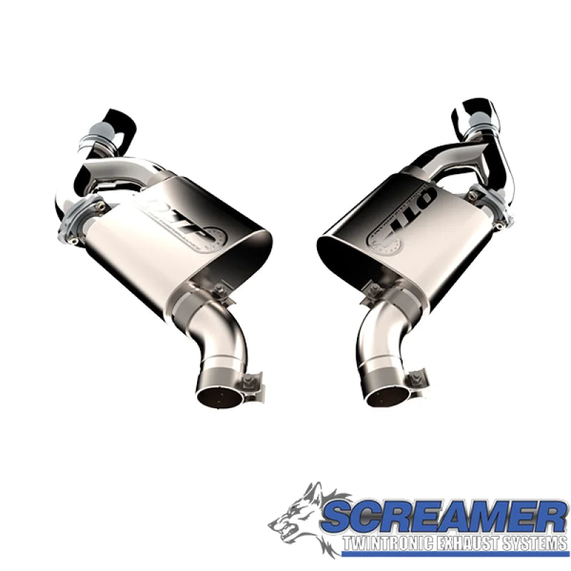 2016-2024 Chevrolet Camaro SS  QTP Screamer Axle Back  Dual Tip Bumper - Back View