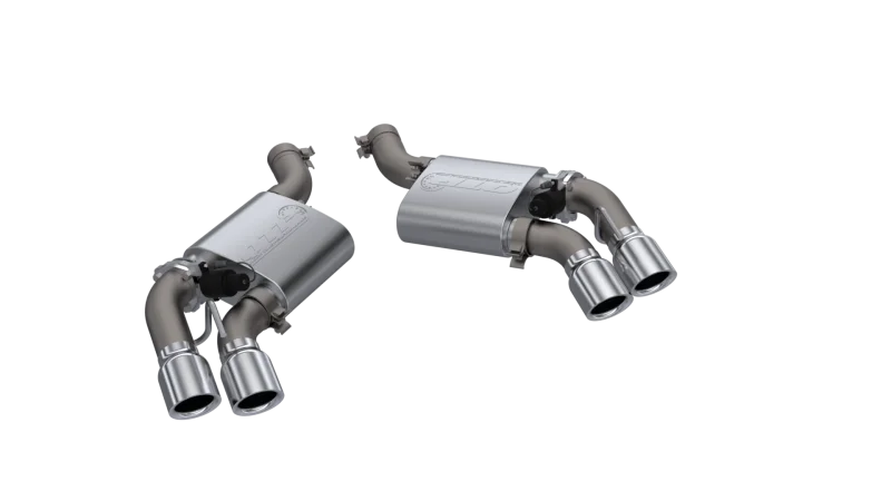 2016-2024 Chevrolet Camaro SS  QTP Screamer Axle Back Quad Tip Bumper - Back View